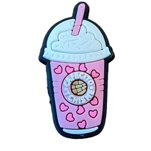 Cafecito y Chisme Frappe Croc Charm